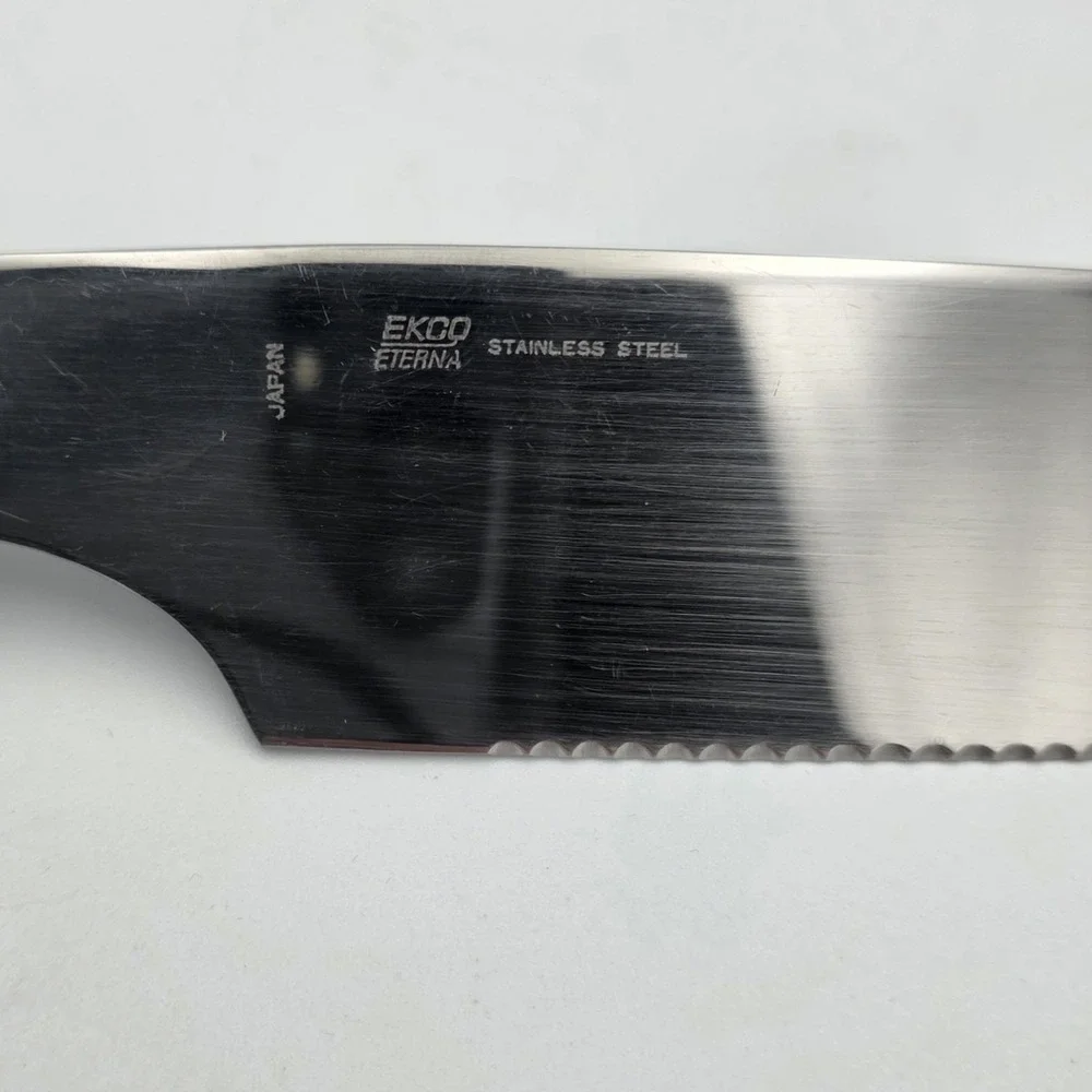Vintage Ekco Eterna Chef's Knife Stainless Steel 15